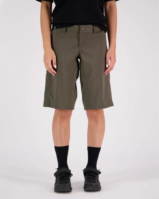 Surf Shorts-Virage Bike Shorts - Olive Night