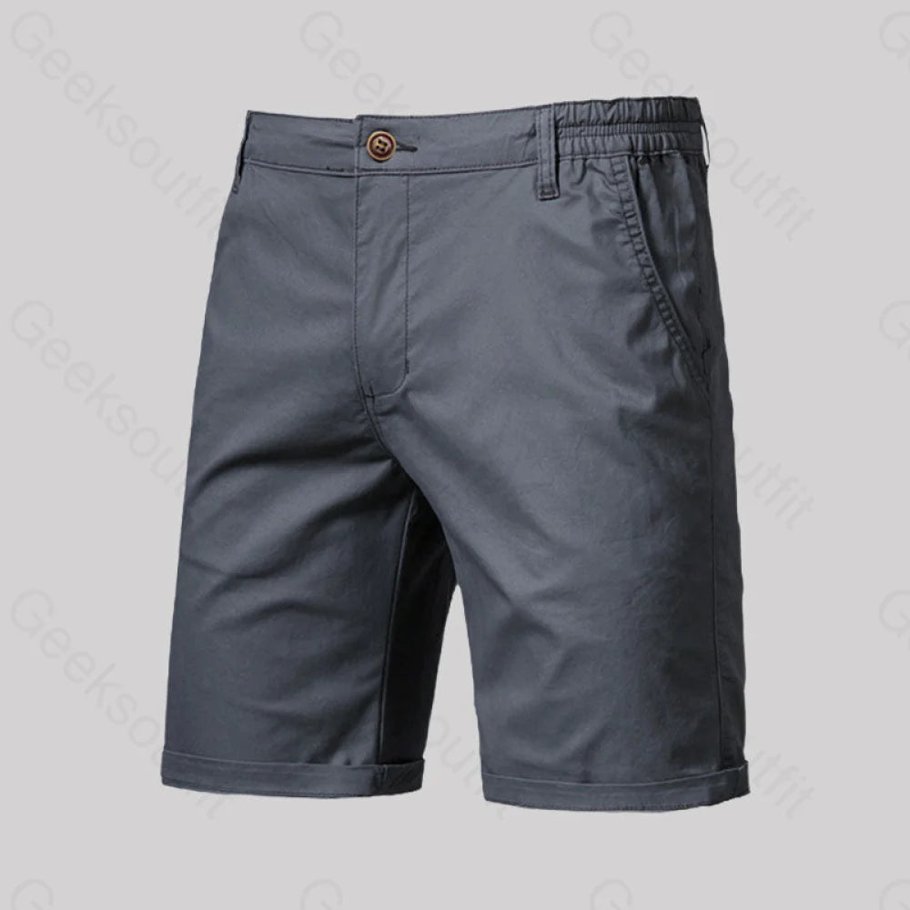 Vintage Shorts-Casual Fashion Solid Color Geek Shorts