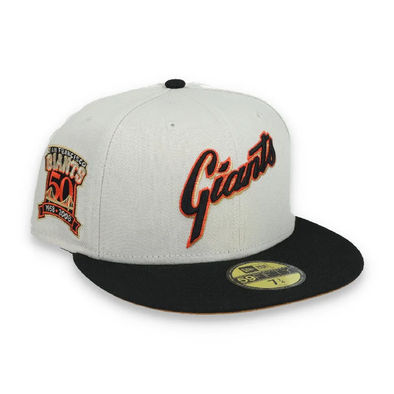 Camouflage Hat-New Era San Francisco Giants 50th Anniversary Side Patch 59IFTY Fitted hat- Chrome