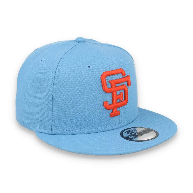 Windproof Hat-New Era San Francisco Giants Cooperstown Collection Evergreen 9FIFTY- Sky Blue