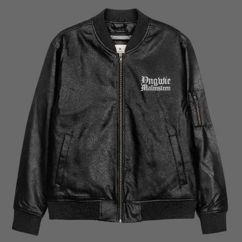 Superhero Jacket-LEATHER JACKET "YNGWIE MALMSTEEN"