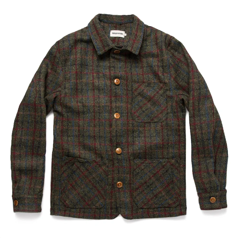 Flight Jacket-The Ojai Jacket in Harris Tweed Plaid