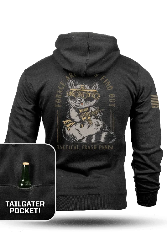 Skiing Hoodie-Tactical Trash Panda - Tailgater Hoodie