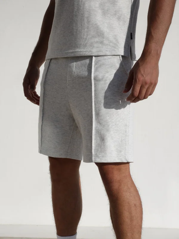 Golf Shorts-Verona Shorts - Marl White