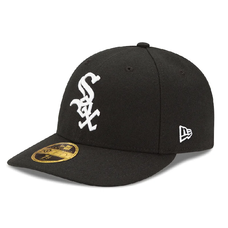 Superhero Hat-CHICAGO WHITE SOX AUTHENTIC COLLECTION LOW PROFILE 59FIFTY- BLACK