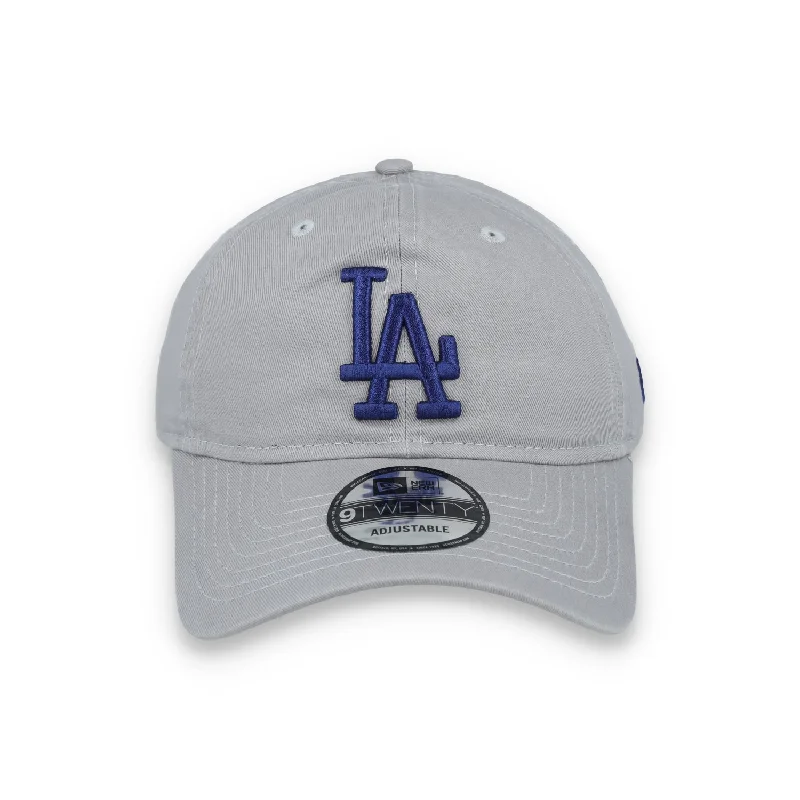 Windproof Hat-New Era Los Angeles Dodgers Core 2.0 9Twenty Adjustable Hat-Grey