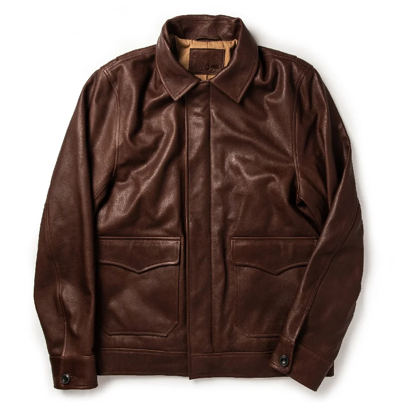 Reflective Jacket-The Hangar Jacket in Espresso