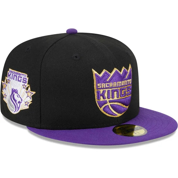 Color Block Hat-New Era Sacramento Kings Game Day 59FIFTY Fitted Hat