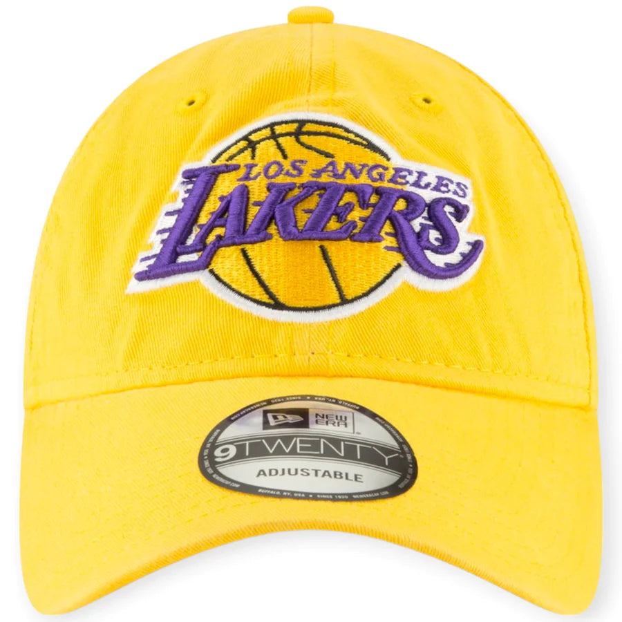 Patchwork Hat-New Era Los Angeles Lakers 2.0 Core Classic 9TWENTY Adjustable Hat-Yellow