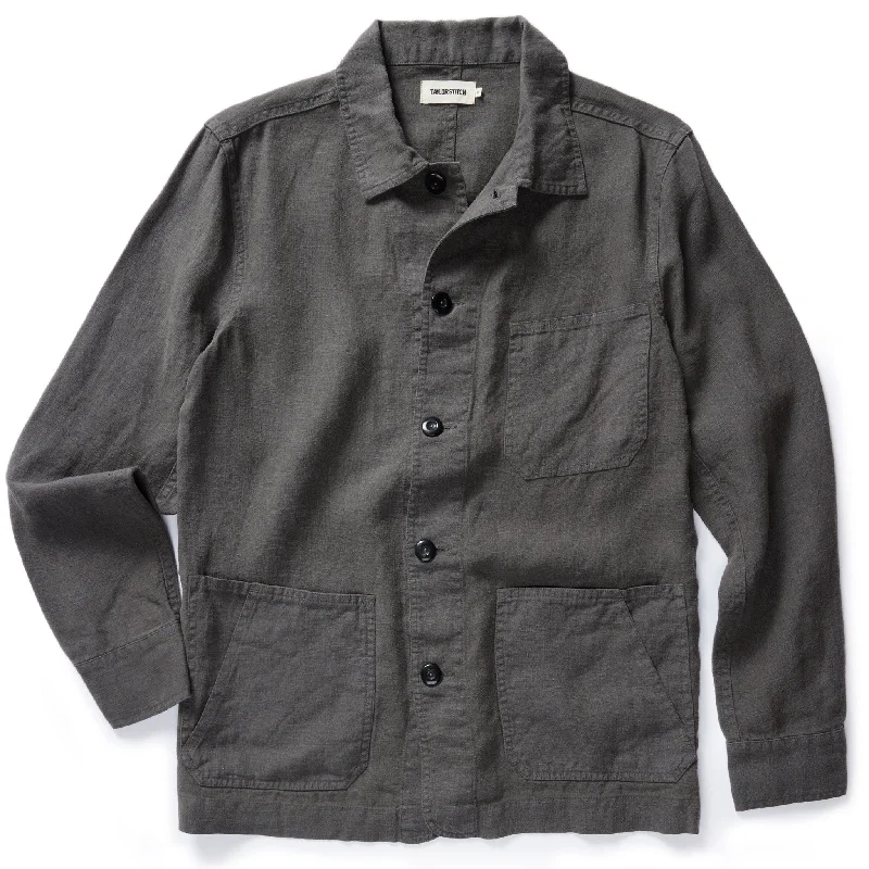 Hooded Jacket-The Ojai Jacket in Granite Hemp