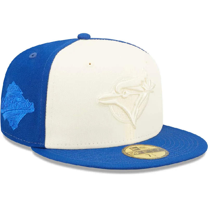 Tropical Hat-NEW ERA TORONTO BLUE JAYS 2-TONE 59FIFTY FITTED HAT-BLUE/CREAM