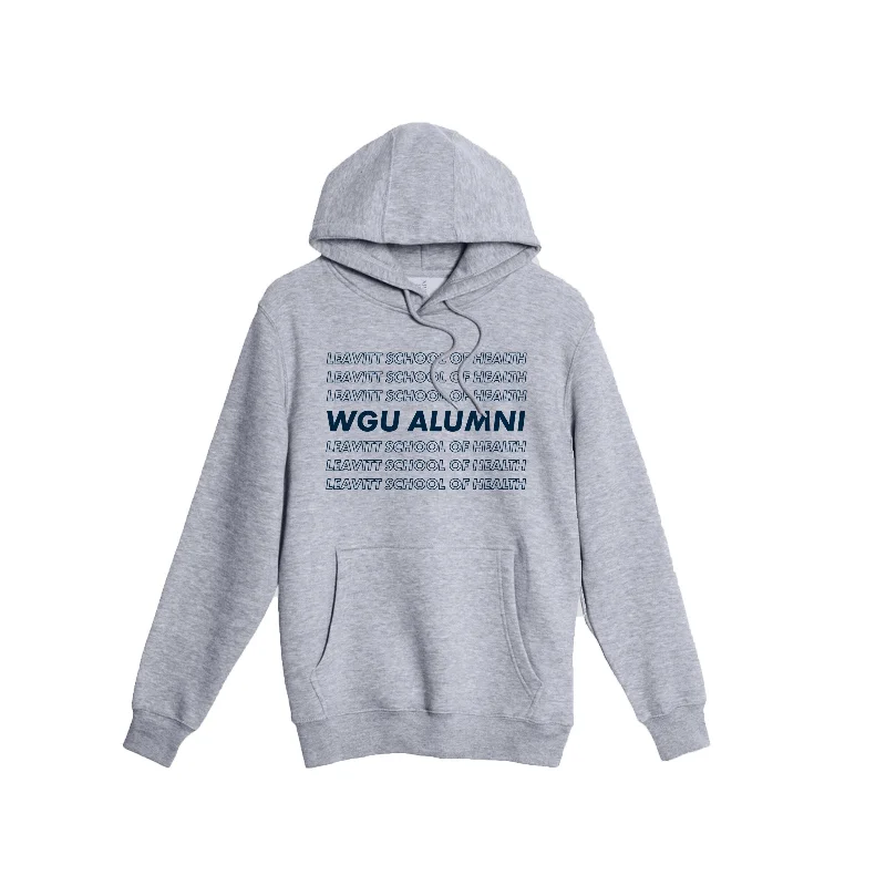 Patchwork Hoodie-Unisex WGU Alumni School of Health Repeat Hoodie