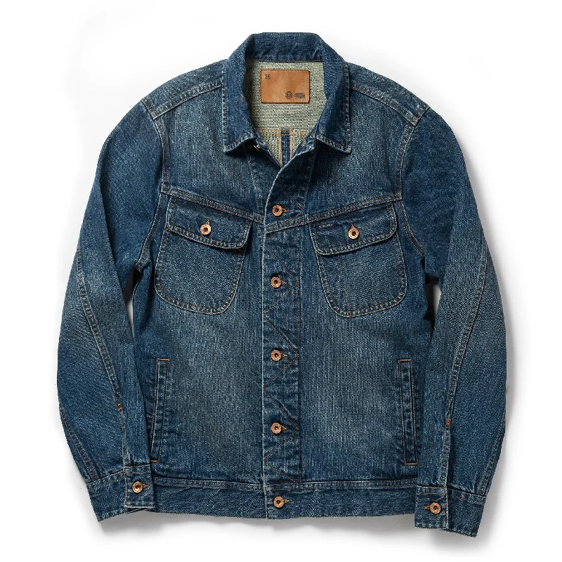 Tropical Jacket-The Long Haul Jacket in 18-Month Wash Organic Selvage