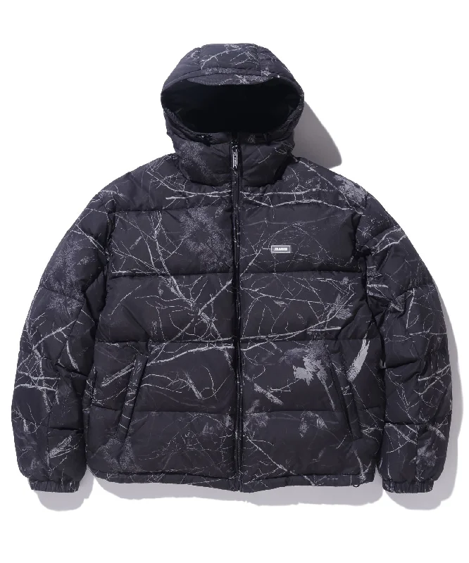 Surfing Jacket-RIPSTOP HOODED DOWN JACKET