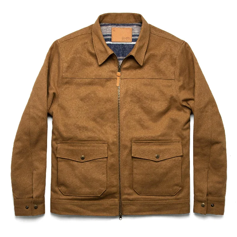 Snowboard Jacket-The Mechanic Jacket in British Khaki Boss Duck