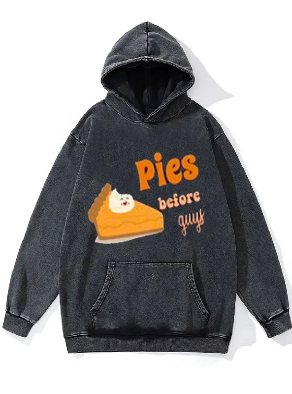 Limited Edition Hoodie-Pies Before Gym Washed Gym Hoodie