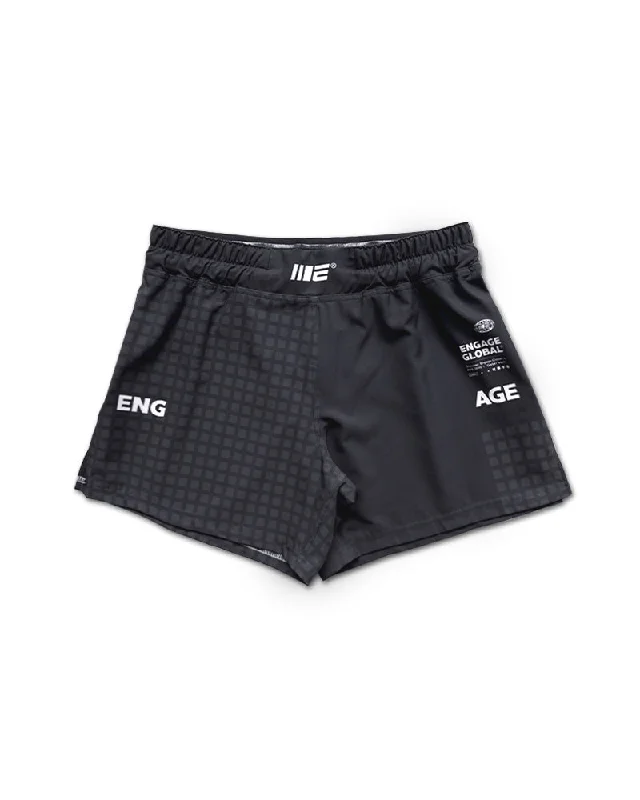 Summer Shorts-Grid Tech (Black) MMA Hybrid Shorts