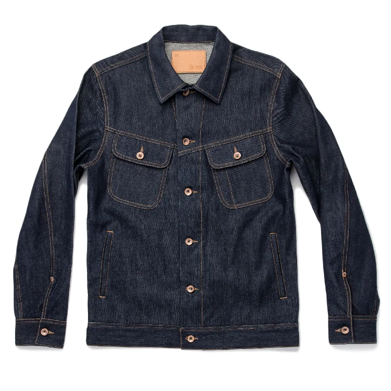 Rain Jacket-The Long Haul Jacket in Organic '68 Selvage