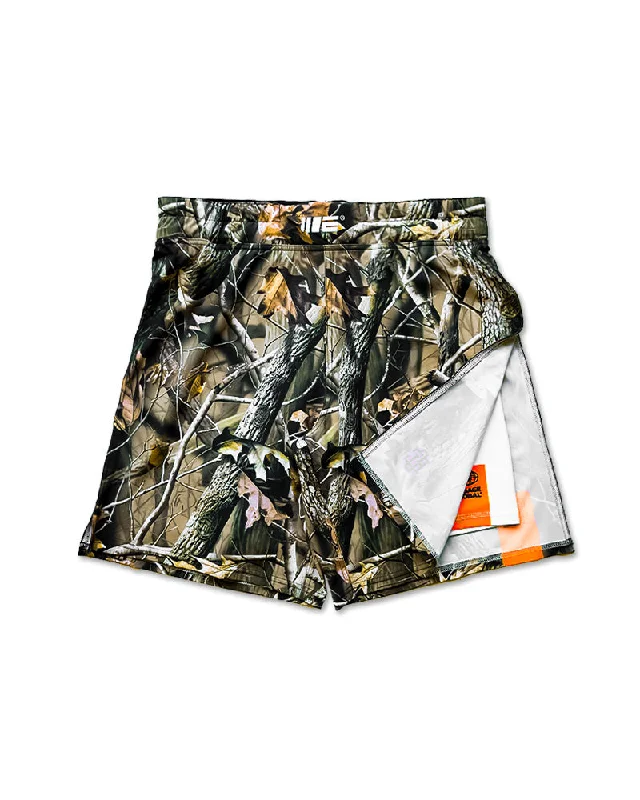 Cycling Shorts-Real Camo 2-in-1 Gladiator Shorts