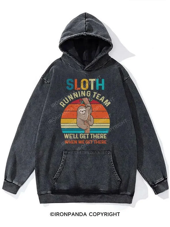 Dragon Hoodie-SLOTH RUNNING TEAM WASHED GYM HOODIE