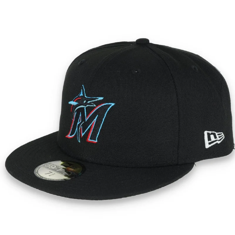 Tiger Hat-NEW ERA MIAMI MARLINS INAUGURAL SEASON PATCH 59FIFTY FITTED HAT