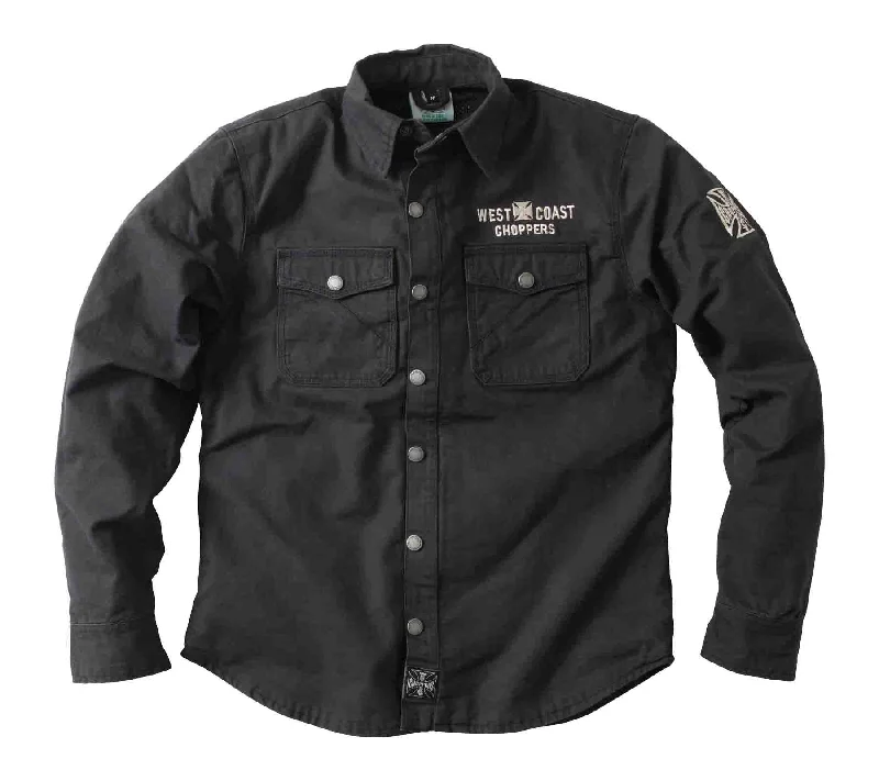 Reflective Jacket-WCC FORGED RIDING JACKET - BLACK