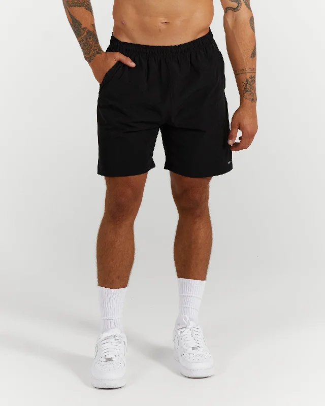 Hip Hop Shorts-CORE TORO SHORTS 7" - BLACK