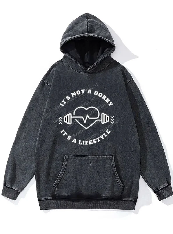 Soccer Hoodie-It's a Life Style WASHED GYM HOODIE