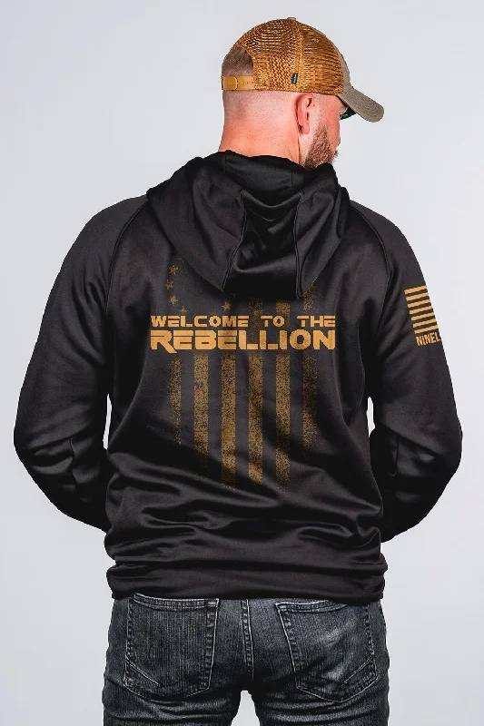 Short Sleeve Hoodie-Welcome to the Rebellion - Raglan Tailgater Hoodie