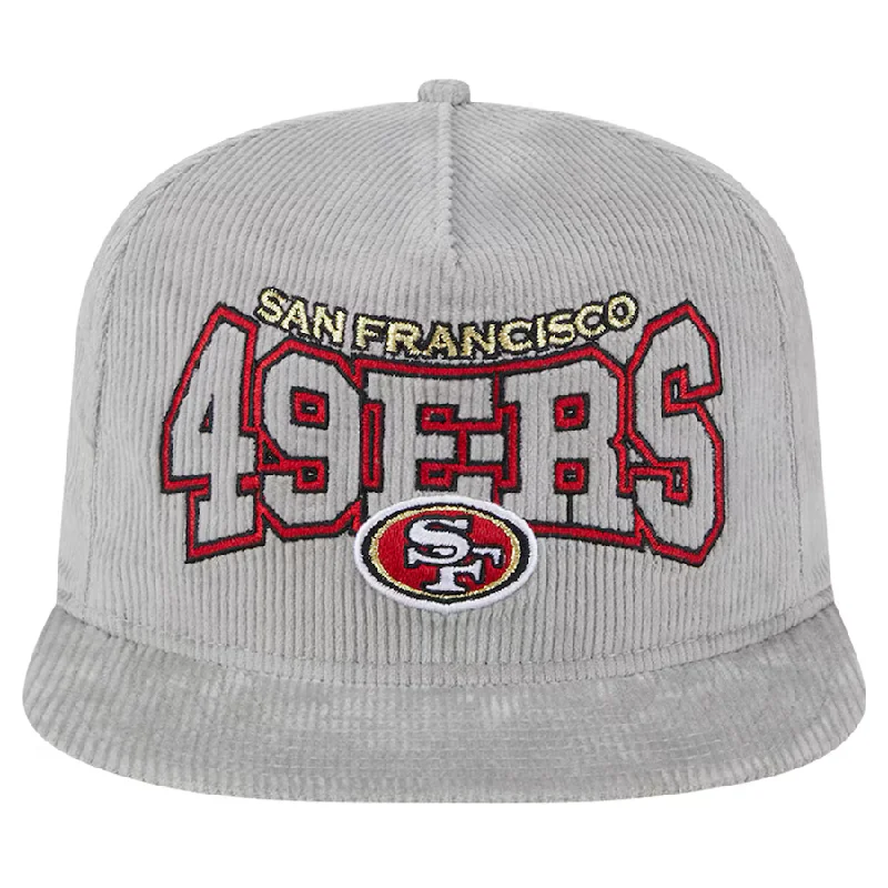 Rock Hat-New Era San Francisco 49ers Corduroy Golfer Snapback