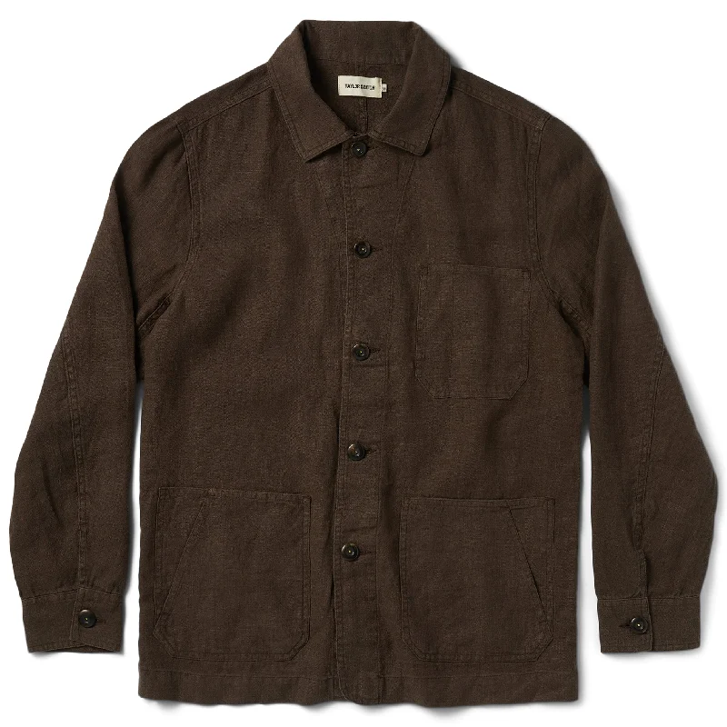 Puffer Jacket-The Ojai Jacket in Espresso Hemp