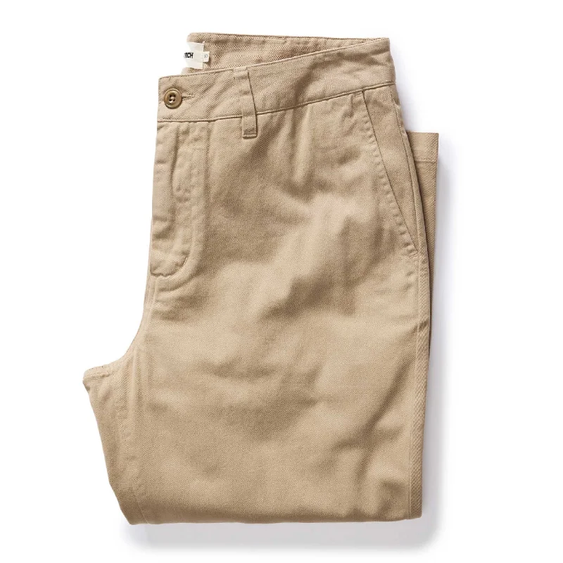 The Slim Foundation Pant in Organic Khaki