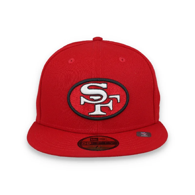 Hunting Hat-NEW ERA SAN FRANCISCO 49ERS OFFICIAL NFL BASIC 59FIFTY FITTED-RED