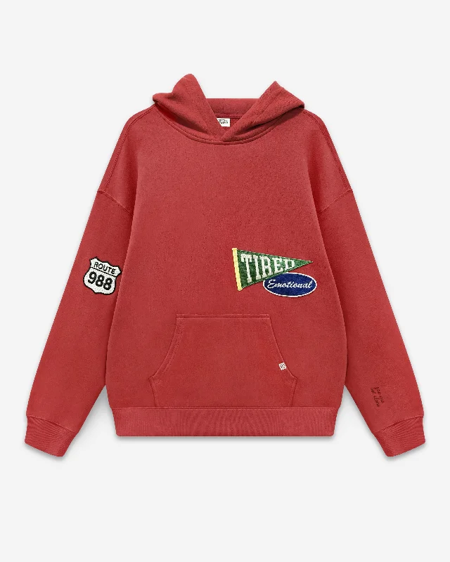 Graphic Hoodie-988 Patchwork Hoodie