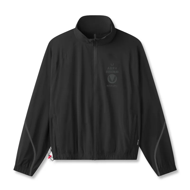 Aesthetic Jacket-0950. Aerotex™ Track Jacket - Black/Black