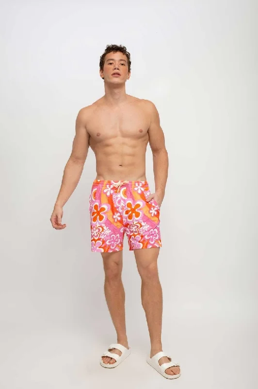 Holiday Shorts-Men's Swim Shorts / Groovy, Baby FINAL SALE