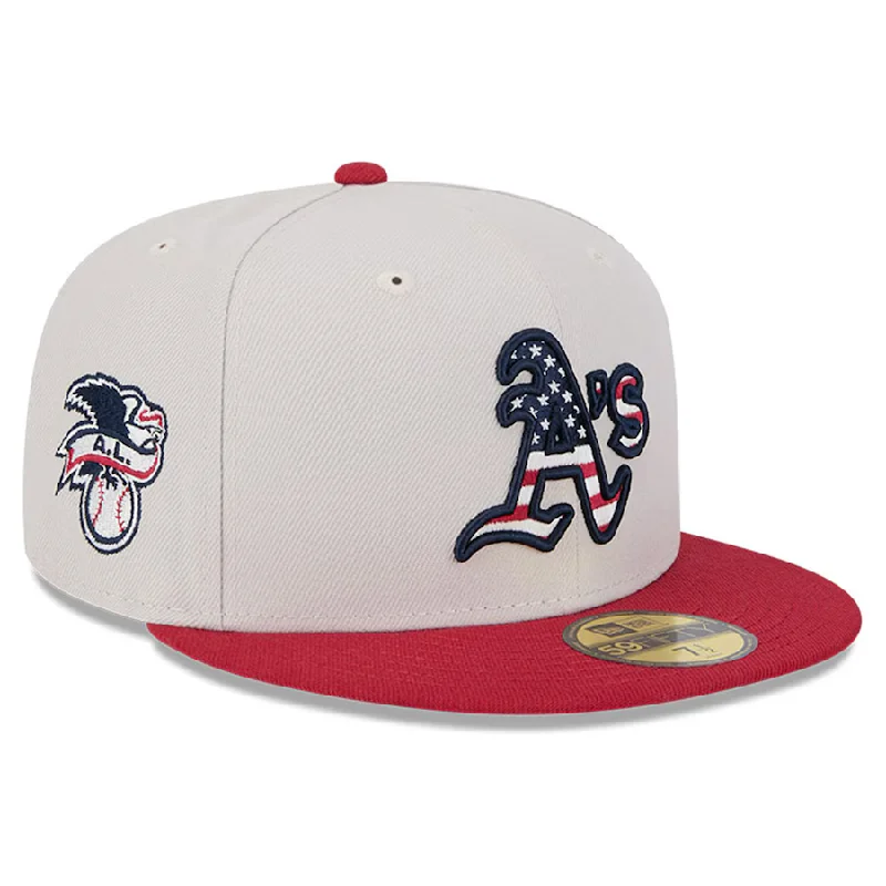 Concert Hat-New Era Oakland Athletics Fourth of July 59FIFTY Fitted 2024