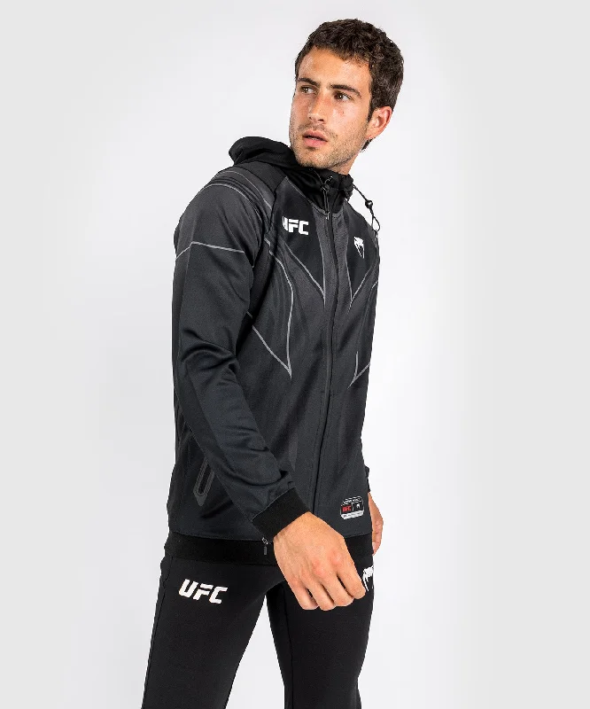 Embroidered Hoodie-UFC Venum Authentic Fight Night 2.0 Kit by Venum Men's Walkout Hoodie - Black