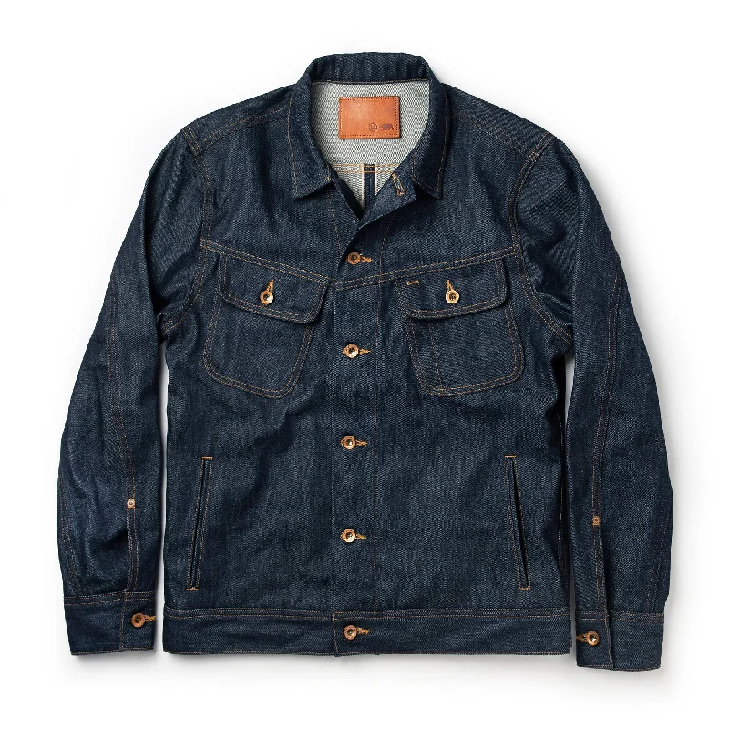 Workwear Jacket-The Long Haul Jacket in Cone Mills Reserve Selvage