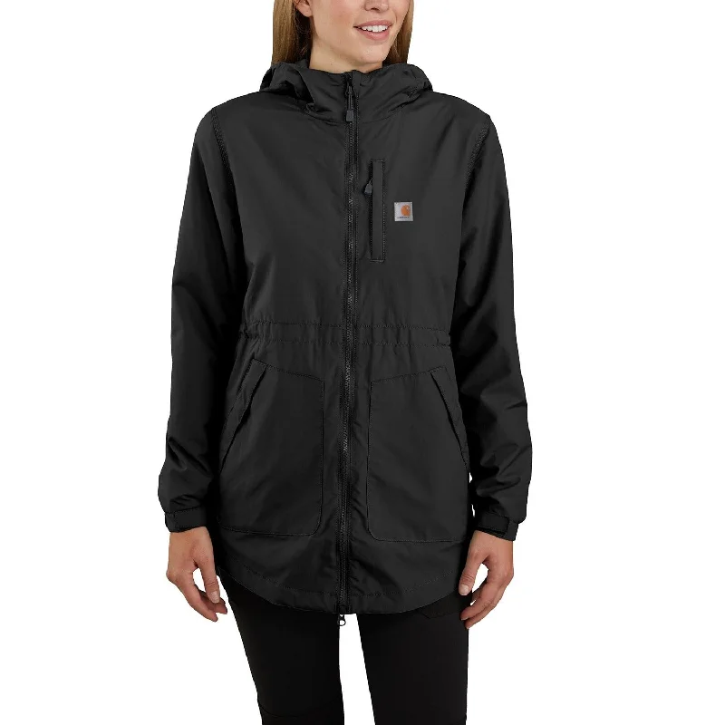 Tennis Jacket-Carhartt Women's Mesh-Lined Lightweight Rain Jacket