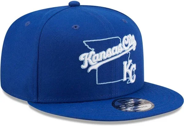 Beanie Hat-New Era Kansas City Royals Logo State 9FIFTY Snapback-Royal