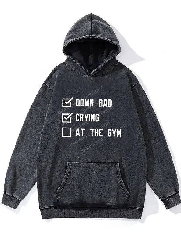 Utility Hoodie-Crying at the Gym WASHED GYM HOODIE