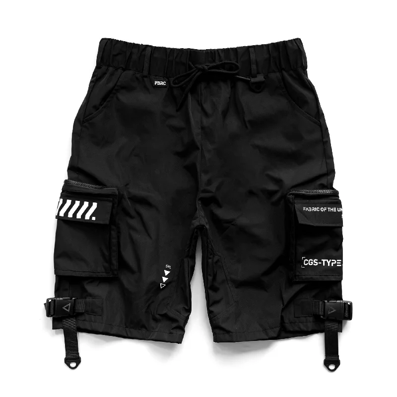 Cycling Shorts-CGS-Type 35A Black Cargo Shorts