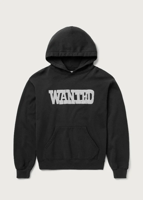 Movie Hoodie-Wanted Hoodie | Washed Black