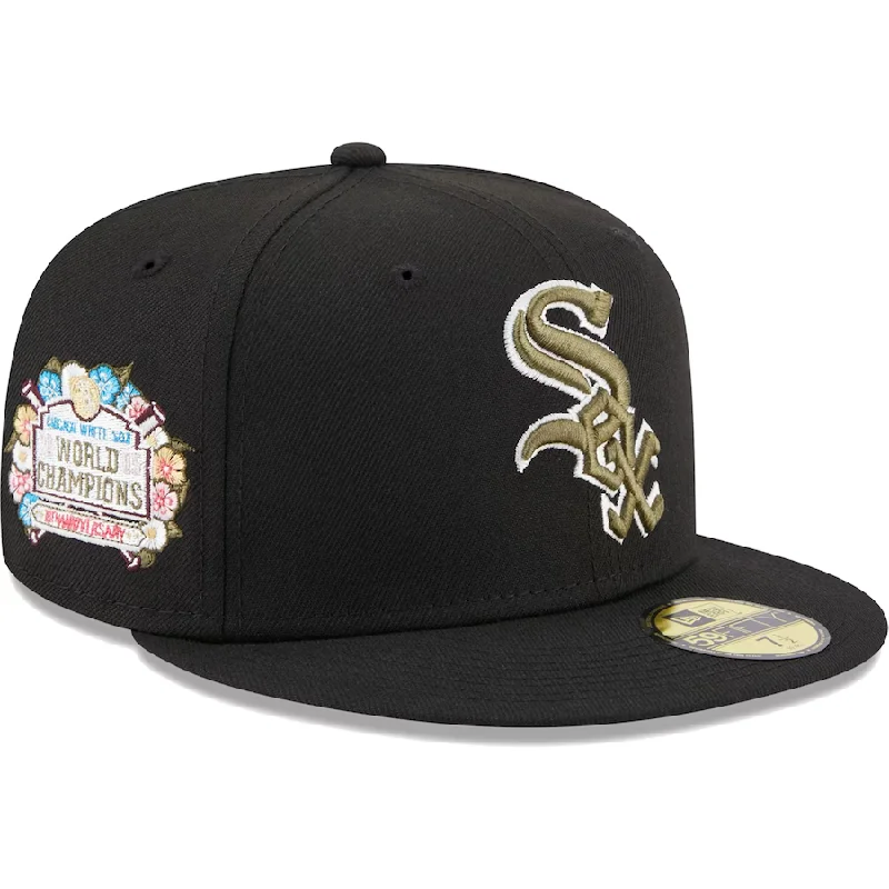 Knit Hat-New Era Botanical Pack Chicago White Sox 59FIFTY Fitted cap  Navy - Green Under visor