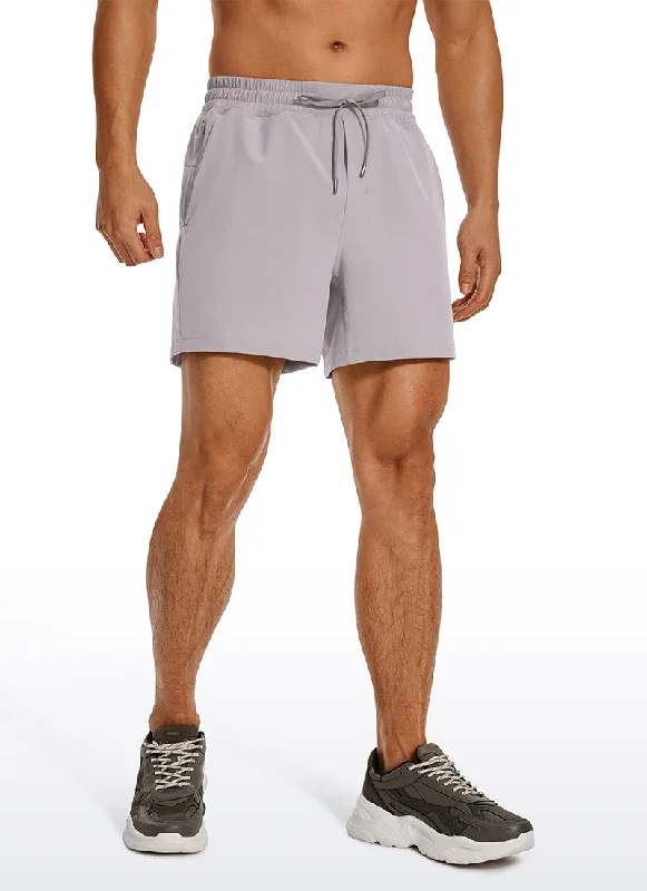 Breathable Shorts-Feathery-Fit Workout Shorts 5''- Linerless