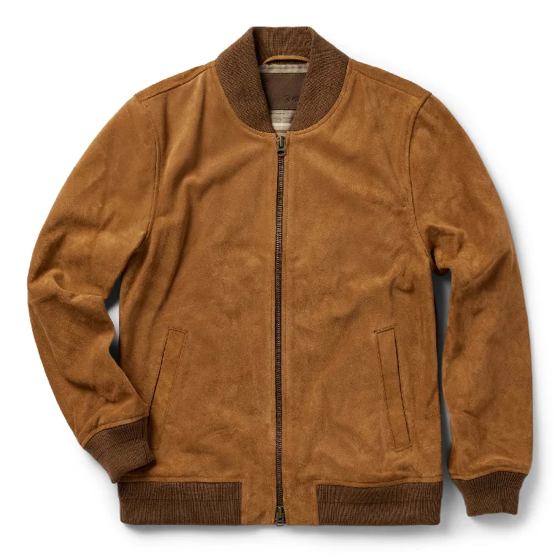 Military Jacket-The Bomber Jacket in Sierra Suede