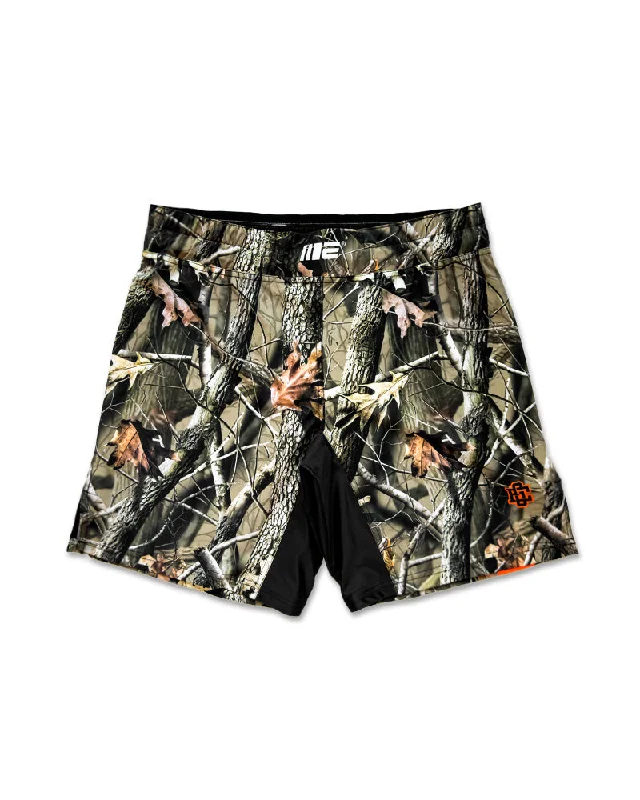 Low Waist Shorts-Real Camo MMA Grappling Shorts