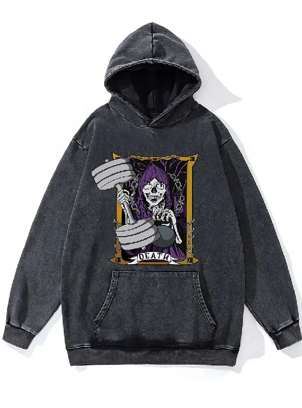 Training Hoodie-Death Washed Gym Hoodie