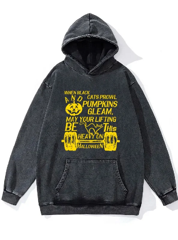 Slim Fit Hoodie-halloween Washed Gym Hoodie